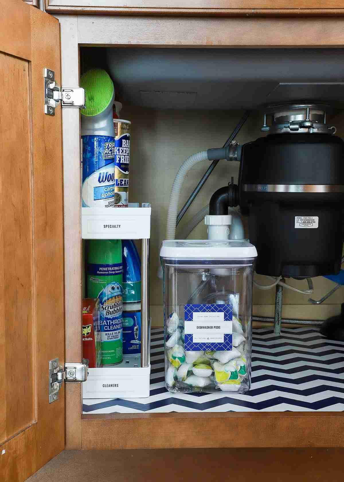 19 Laundry Detergent Storage Ideas to Organize Your Laundry Room under kitchen sink organization ideas 15 11zon