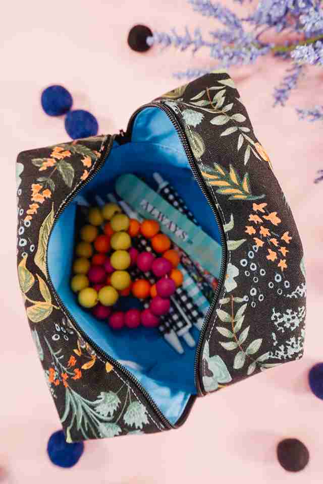 DIY box pouch sewing gift