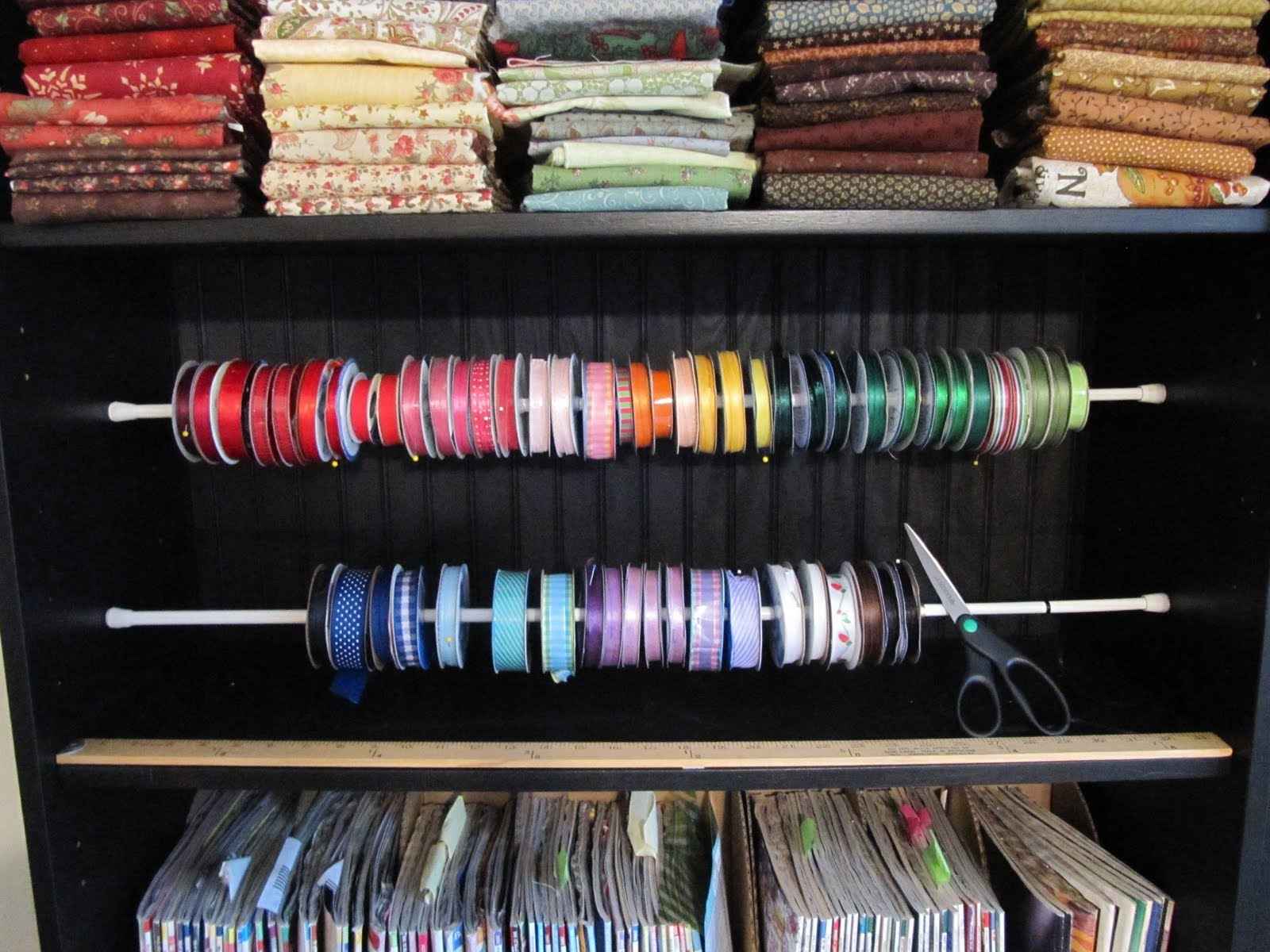 23 Ribbon Storage Ideas to Organize Your Craft Room
