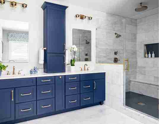 31 Dark Blue Bathroom Ideas to Inspire Your Next Renovation