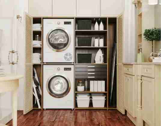 21 Stackable Small Laundry Room Ideas to Maximize Space and Style
