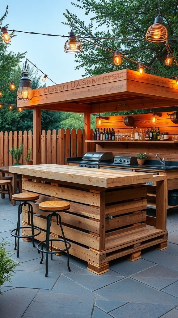 31+ Creative DIY Ideas for a Rustic Outdoor Kitchen image