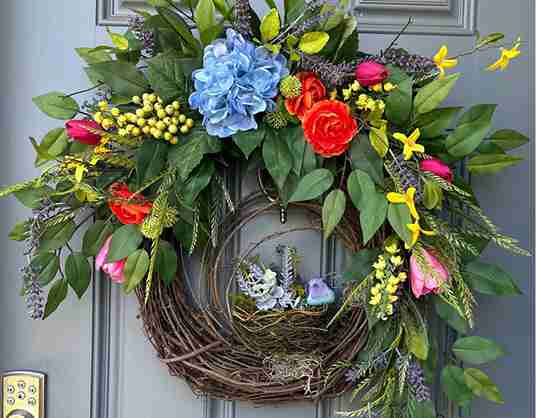 19 Summer Wreaths for Front Door Ideas