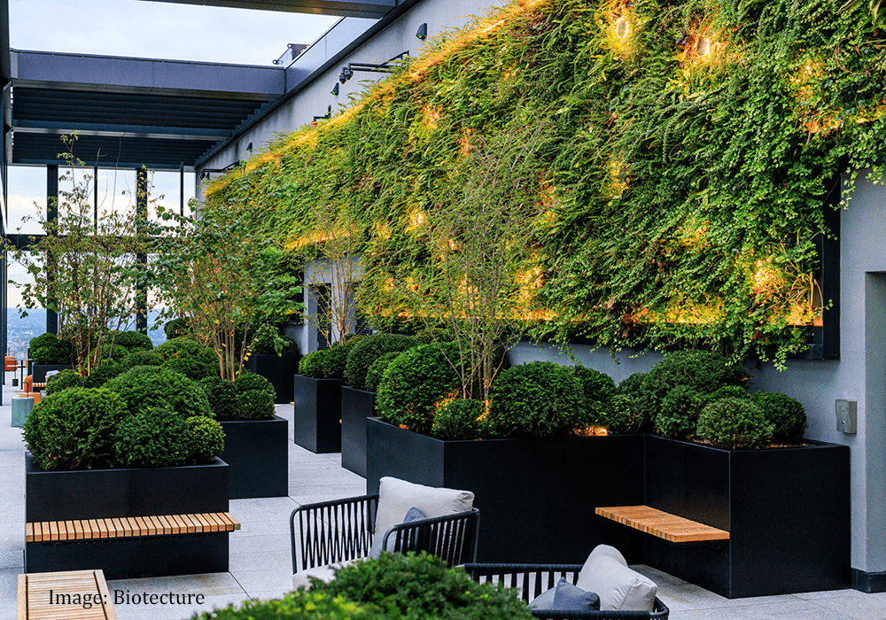 sky terrace landmark pinnacle biotecture living wall 1000x700