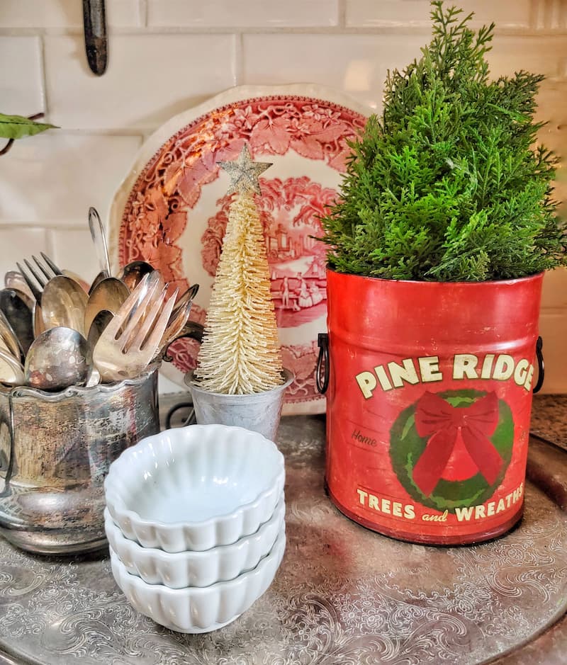 christmas kitchen vignette 1 sq