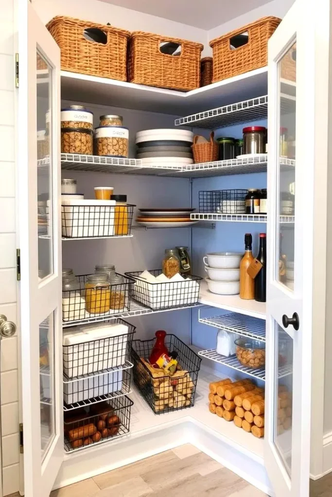 creative wire basket usage