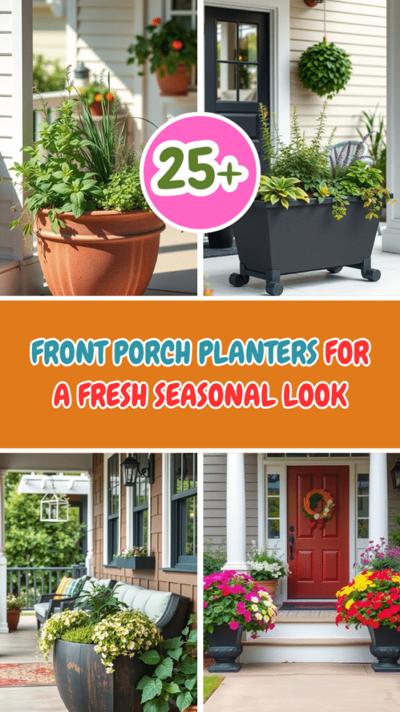 25+ Inspiring Front Porch Planters You’ll Love 7 (2)