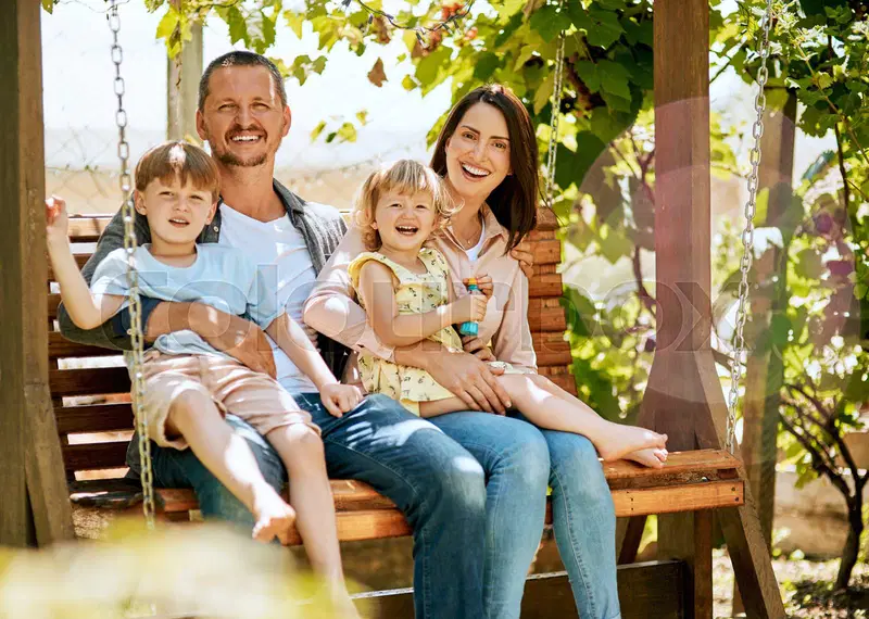 29 Charming Front Porch Swing Ideas for Relaxing Outdoors colourbox65306472