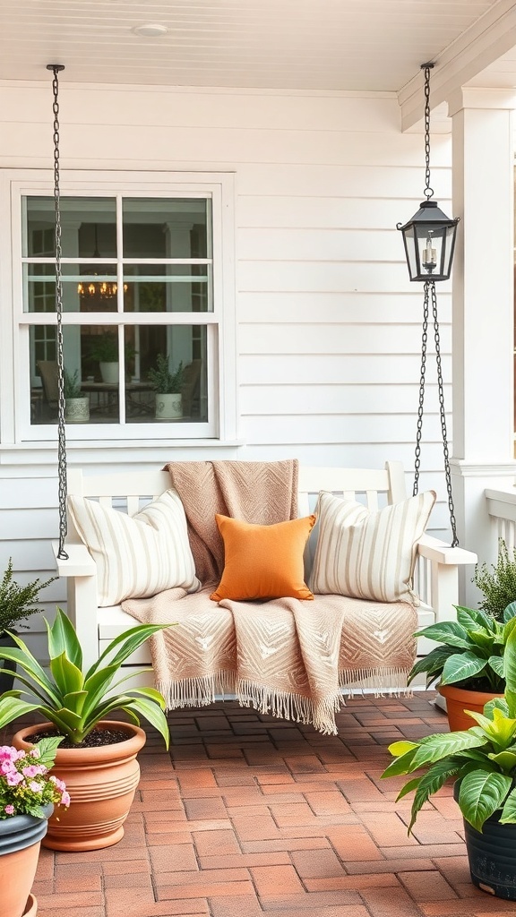 29 Charming Front Porch Swing Ideas for Relaxing Outdoors public