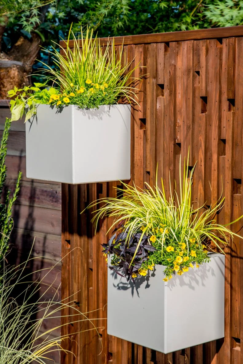 Natural bamboo privacy screen backyard fence