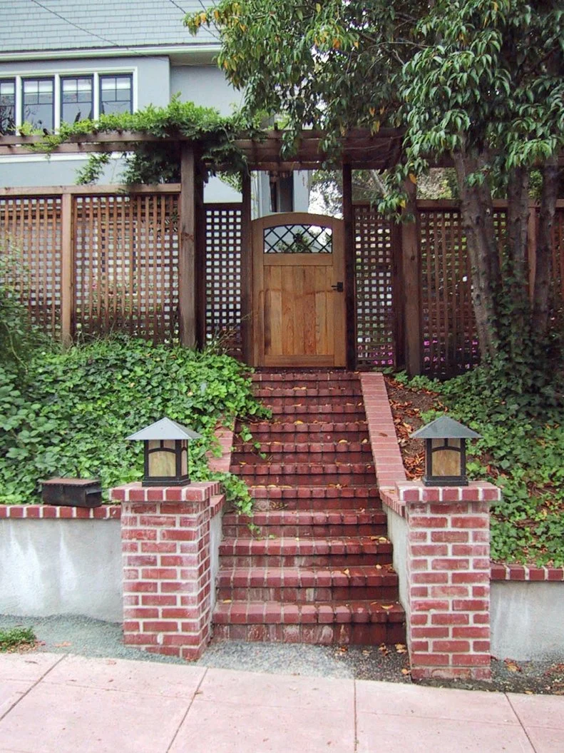 Traditional board and batten style fence
