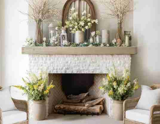 I Found Fireplace Mantel Decor Ideas That Instantly Warm Up the Living Room