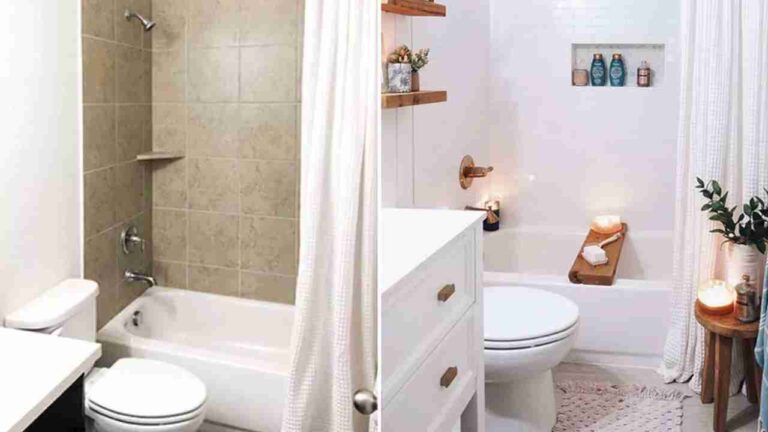 From a Small, Outdated Bathroom to a Modern Designed Space