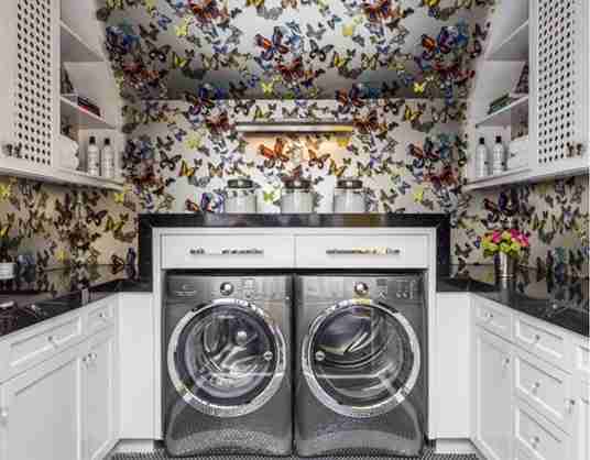 I Stumbled On Laundry Room Wallpaper Ideas That Look Surprisingly Stylish