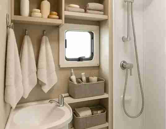 11 RV Bathroom Storage Ideas That Actually Work in Tiny Spaces