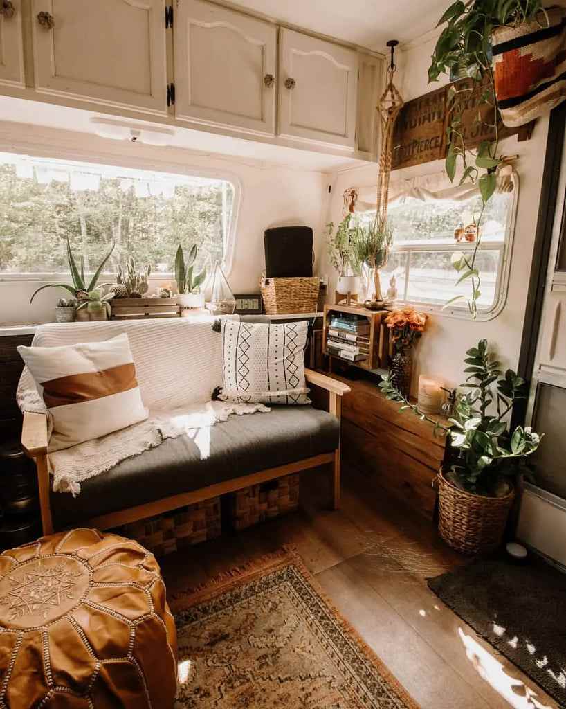 Airy RV entryway mudroom remodel