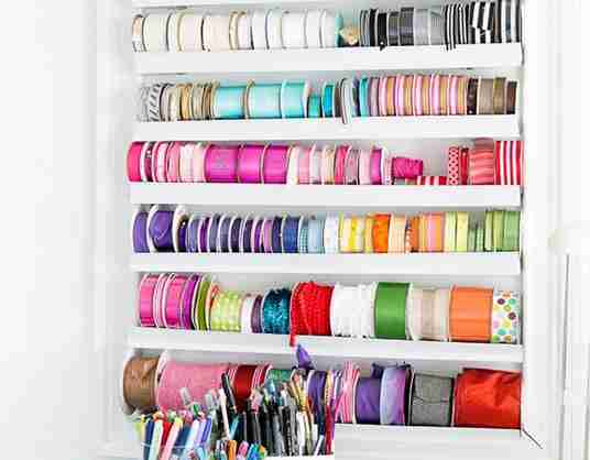 23 Ribbon Storage Ideas to Organize Your Craft Room