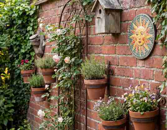 The Garden Brick Wall That Felt Like a Giant Red “Stop Sign”…Until I Learned How to Style It