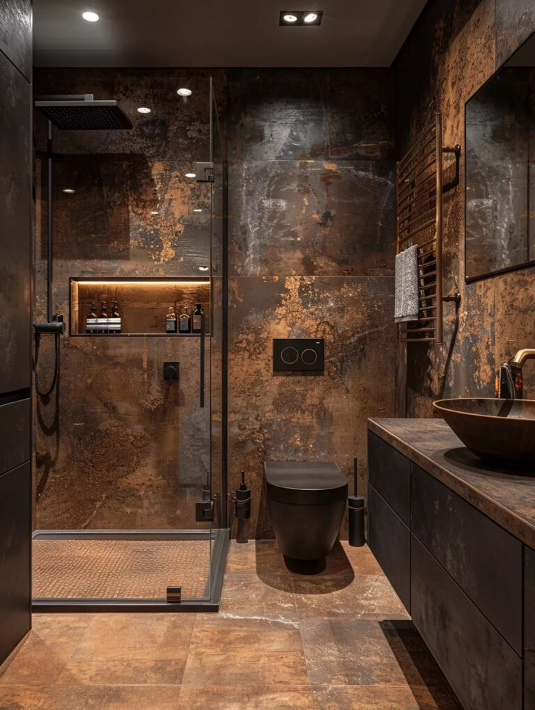 Brown Bathroom Decor Can Look Amazing When It’s Done Like This