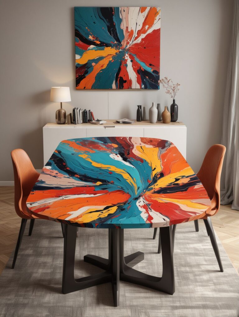 35 DIY Painted Table Ideas to Transform Old Furniture on a Budget