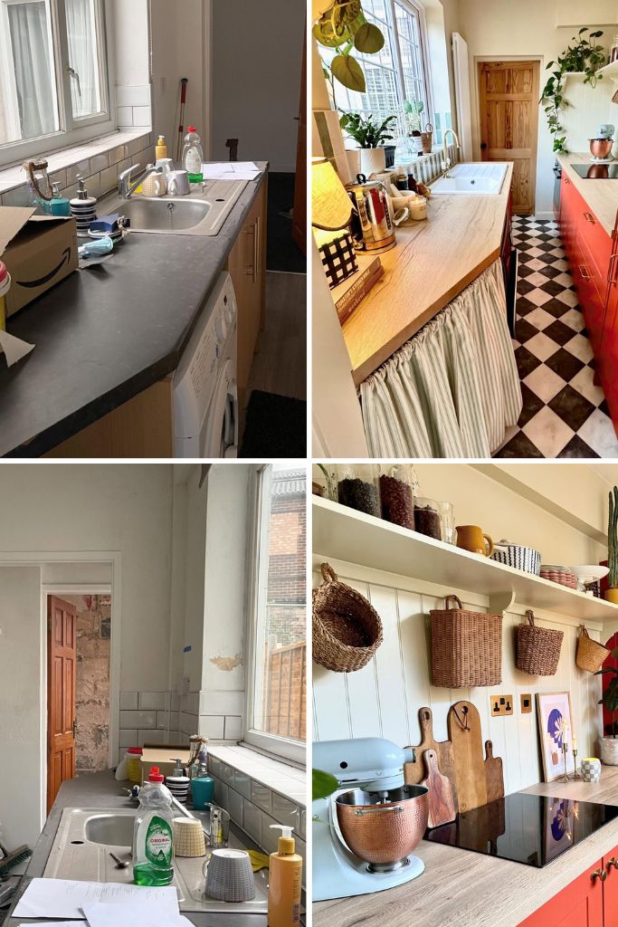 How Bold Red Cabinetry Turned a Narrow Galley Kitchen Into an Architectural Statement