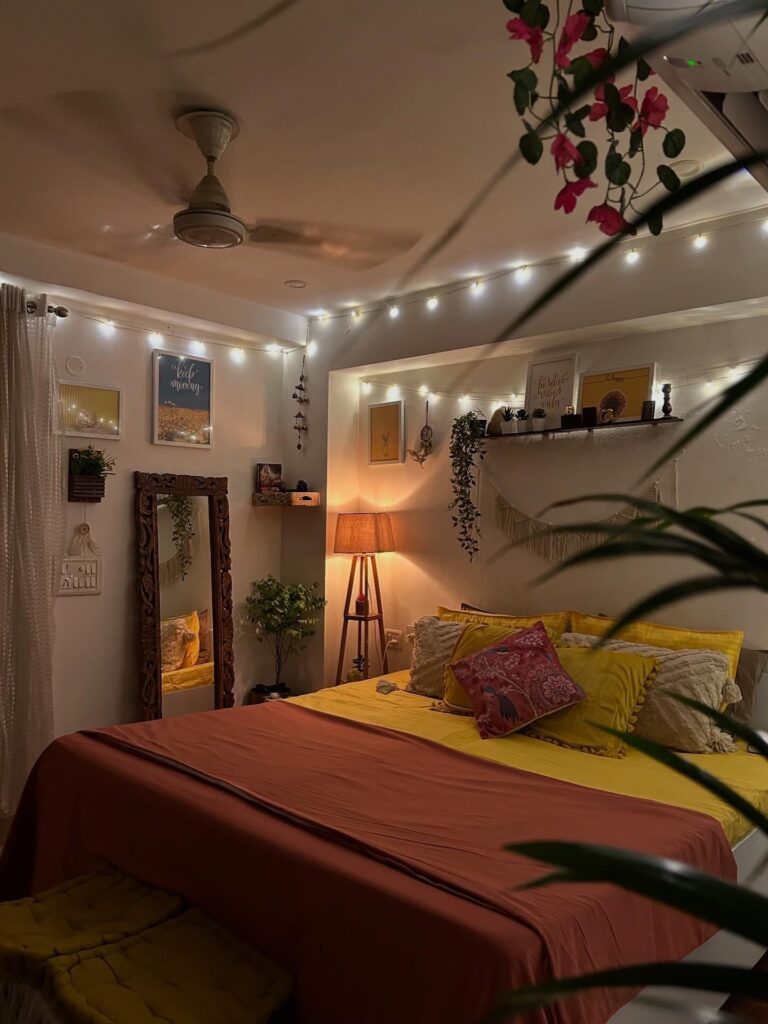 How to Hang Fairy Lights in a Bedroom for a Cozy Look