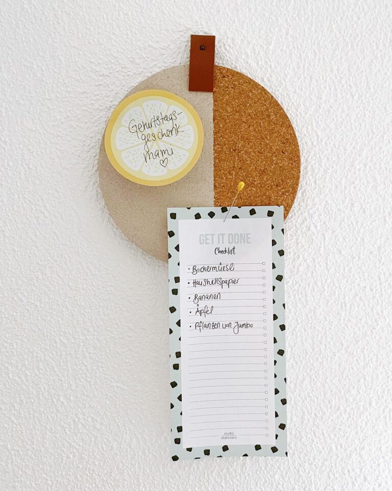 How to Make a DIY Pin Board That Looks Like Boutique Decor