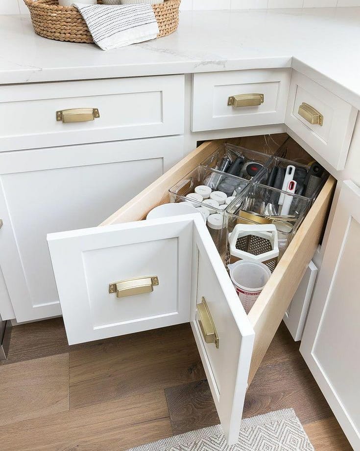 How to Organize Corner Cabinet Spaces Without Wasting Storage