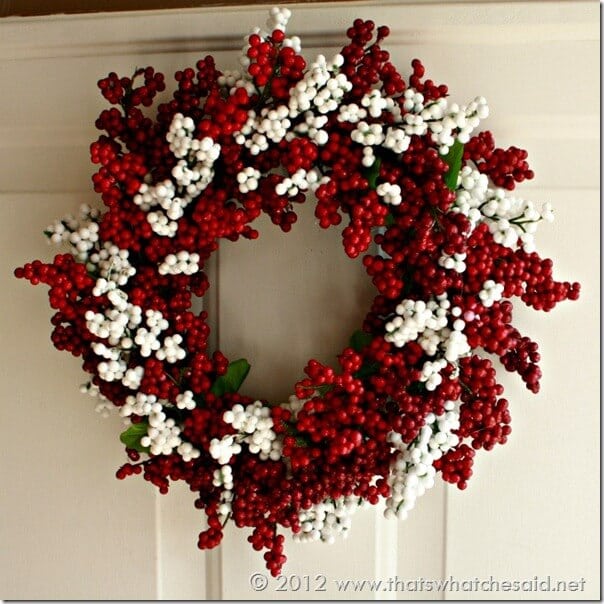 Monochrome Silver Bauble Wreath